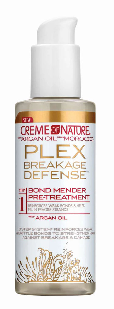 Creme of Nature Plex Breakage Defense Bond Mender Pre-Treatment (Step 1) – with Argan Oil (3.4 fl oz) - ANNS BEAUTY SUPPLY